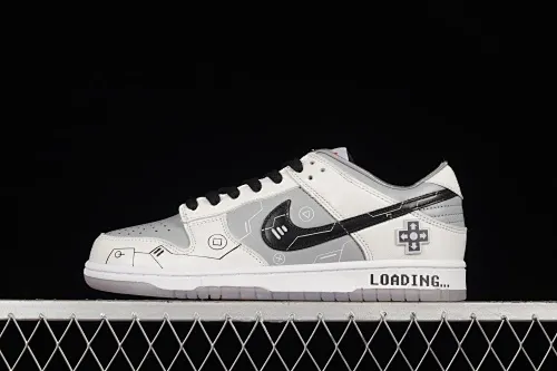 All categories Nk SB Dunk series Nk SB Dunk Low low-top sneakers pure original version Nk Dunk low "Video Game" video game theme SB smashing backboard fashion casual sneakers DD1768-400